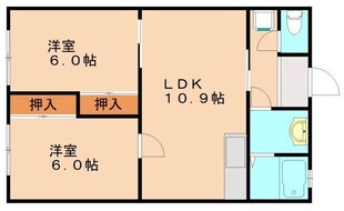 東中間駅 徒歩5分 3階の物件間取画像